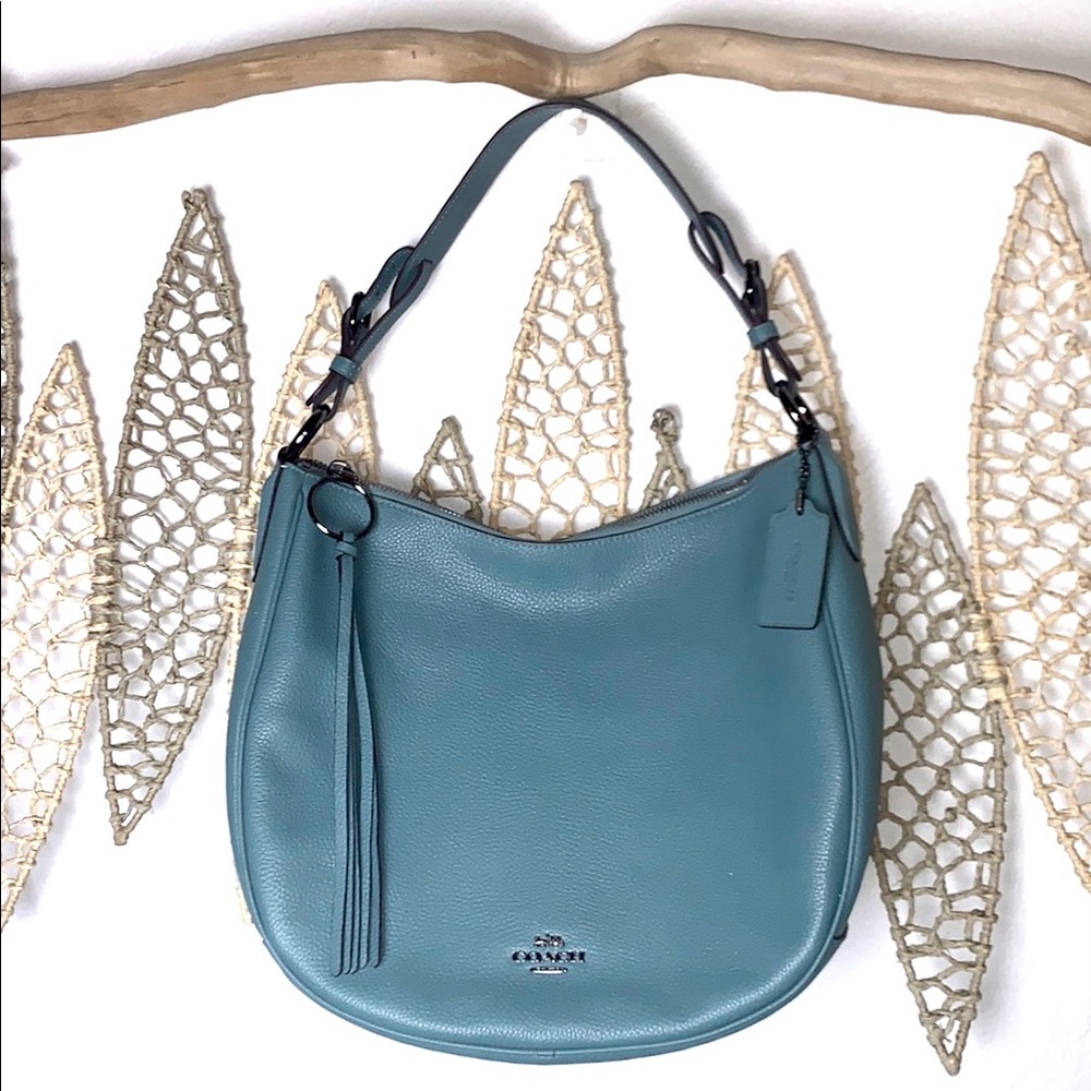 Coach Sutton Hobo Purse Pebbled Leather Shoulder Bag 35593 NWOT